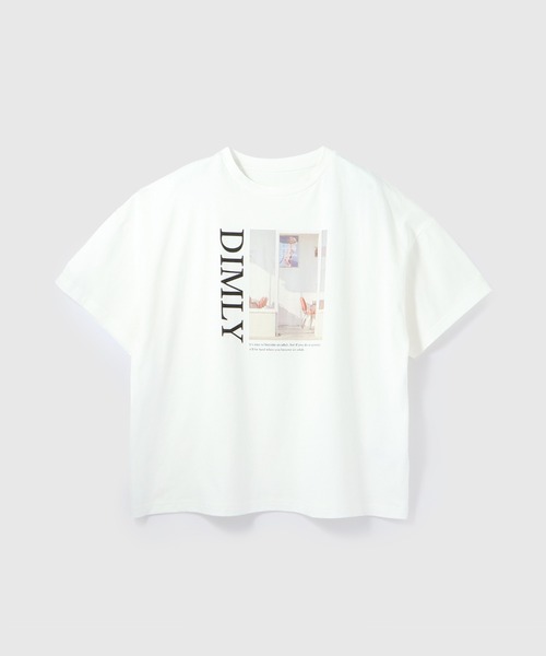VICKY（ビッキー）の「配色フォトプリントTシャツ≪手洗い可能≫（Tシャツ/カットソー・レディース・ホワイト/ホワイト系その他・M）」の10枚目の写真