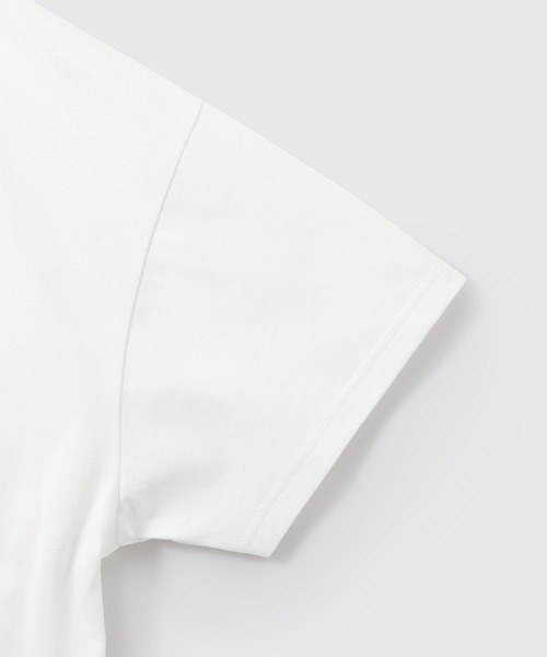 VICKY（ビッキー）の「配色フォトプリントTシャツ≪手洗い可能≫（Tシャツ/カットソー・レディース・ホワイト/ホワイト系その他・M）」の19枚目の写真