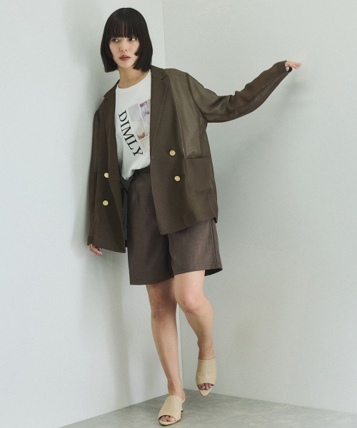 VICKY（ビッキー）の「配色フォトプリントTシャツ≪手洗い可能≫（Tシャツ/カットソー・レディース・ホワイト/ホワイト系その他・M）」の21枚目の写真