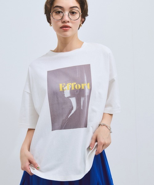tシャツ ビッグロゴTシャツ「手洗い可能」 レディース VICKY（ビッキー）の「【大人も取り入れやすい】ロゴTシャツ