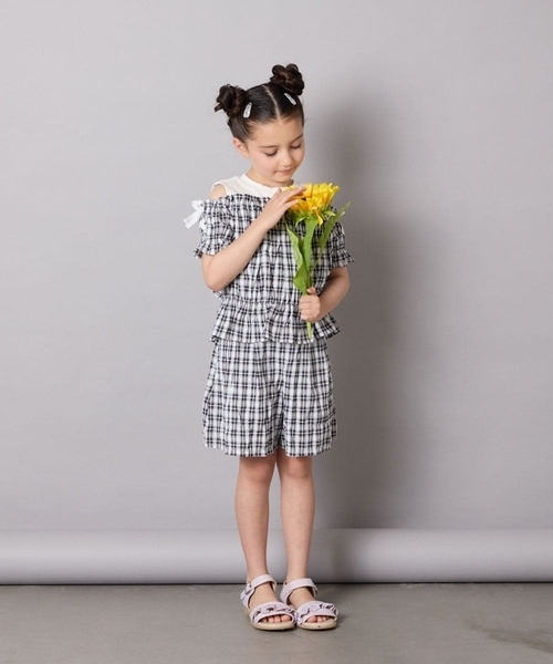 a.v.v（アーヴェヴェ）の「[100-160]【セットアップにも出来る】２タックショートパンツ（その他パンツ・キッズ・ブルー/ブラック・100/130/160/150/140/120/110）」の17枚目の写真