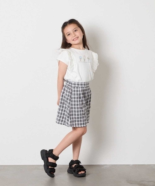 a.v.v（アーヴェヴェ）の「[100-160]【セットアップにも出来る】２タックショートパンツ（その他パンツ・キッズ・ブルー/ブラック・100/130/160/150/140/120/110）」の20枚目の写真