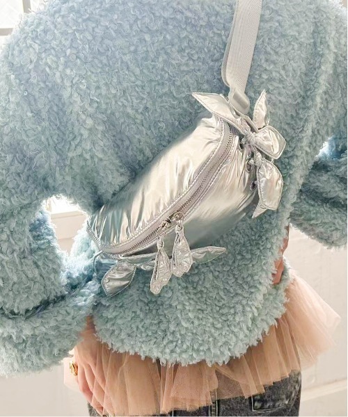 Casselini(キャセリーニ)の「CASSELINI/キャセリーニ リボンウエストポーチ(ボディバッグ/ウエストポーチ・レディース・レッド/シルバー/ブラック・ONE SIZE)」の18枚目の写真