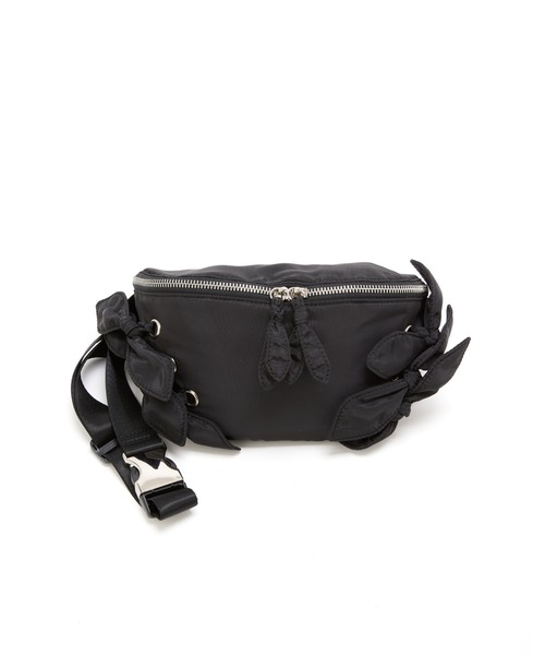 Casselini(キャセリーニ)の「CASSELINI/キャセリーニ リボンウエストポーチ(ボディバッグ/ウエストポーチ・レディース・レッド/シルバー/ブラック・ONE SIZE)」の21枚目の写真