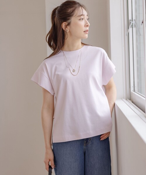 組曲（クミキョク）の「バックフリル カットソー（Tシャツ/カットソー・レディース・グレー系/ホワイト系/ピンク系/ブラック系・F）」の20枚目の写真