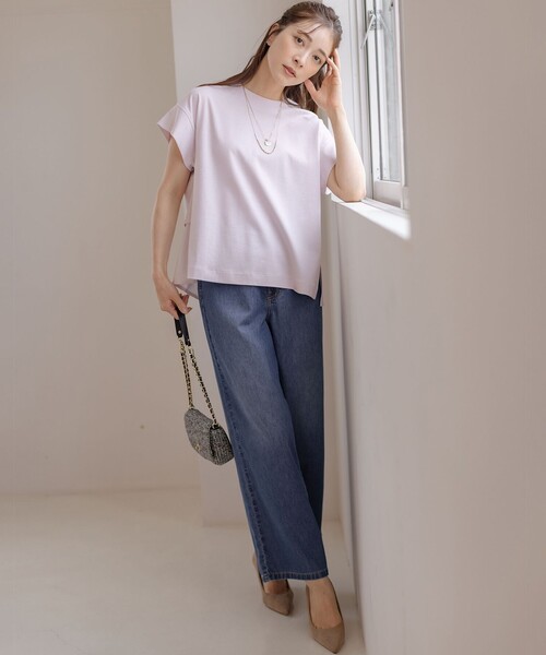 組曲（クミキョク）の「バックフリル カットソー（Tシャツ/カットソー・レディース・グレー系/ホワイト系/ピンク系/ブラック系・F）」の14枚目の写真