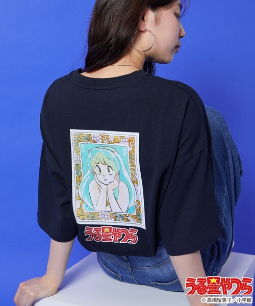 セール】限定展開 ラムちゃん フラワー バックプリント 半袖 Tシャツ