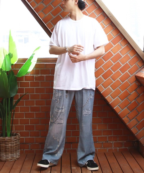 8(eight)(エイト)の「ALLデジタルプリントデニム(デニムパンツ・メンズ・ブルー/ブラック・MEDIUM/LARGE)」の15枚目の写真