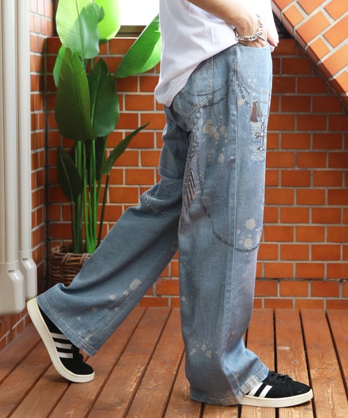 8(eight)(エイト)の「ALLデジタルプリントデニム(デニムパンツ・メンズ・ブルー/ブラック・MEDIUM/LARGE)」の12枚目の写真