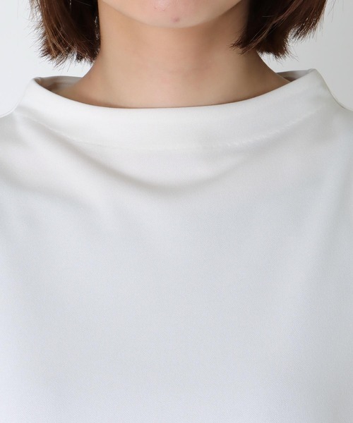 ジネス jines ファンシースリーブドッキング半袖トップス セール】ファンシースリーブドッキング半袖トップス（Tシャツ