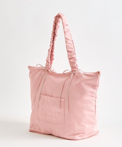 OLIVE des OLIVE（オリーブデオリーブ）の「【キャリーオン/大容量】Aimerianejoie折りたたみキャリーオントート（トートバッグ・レディース・ピンク/アイボリー/ブラック・FREE）」の11枚目の写真