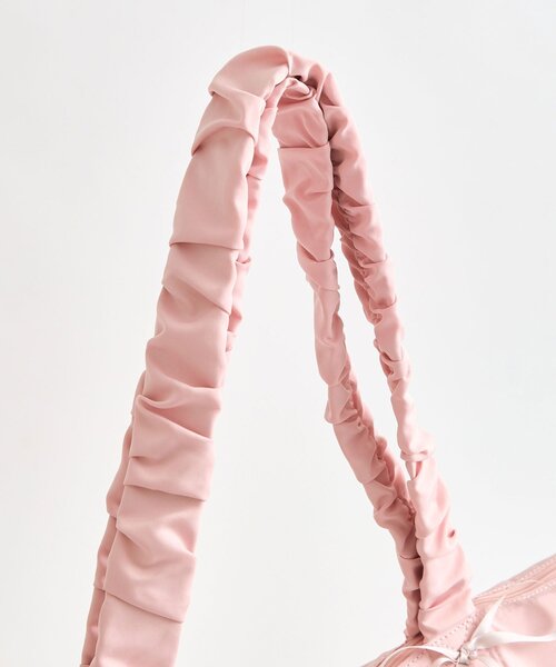 OLIVE des OLIVE（オリーブデオリーブ）の「【キャリーオン/大容量】Aimerianejoie折りたたみキャリーオントート（トートバッグ・レディース・ピンク/アイボリー/ブラック・FREE）」の7枚目の写真