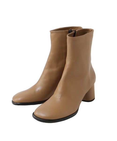 FABIO RUSCONI（ファビオルスコーニ）の「FABIO RUSCONI / GABRY short boots(レザーショートブーツ I-2747)（ブーツ・レディース・ブラック/ベージュ・37/38）」の5枚目の写真