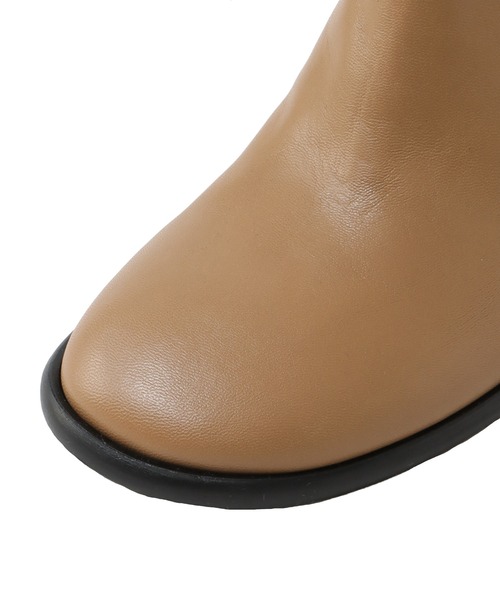 FABIO RUSCONI（ファビオルスコーニ）の「FABIO RUSCONI / GABRY short boots(レザーショートブーツ I-2747)（ブーツ・レディース・ブラック/ベージュ・37/38）」の10枚目の写真