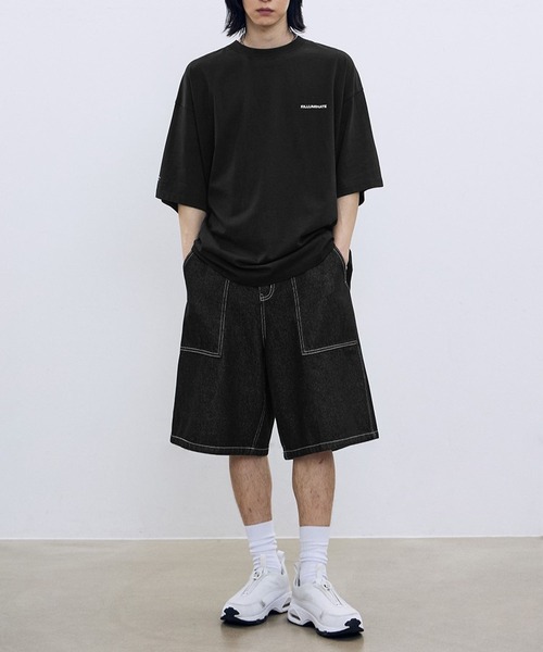 F.ILLUMINATE（フィルミネイト）の「【UNISEX】Filluminate／BIG Bermudaパンツ（デニムパンツ・レディース・インディゴブルー/ブラック・SMALL/MEDIUM）」の8枚目の写真
