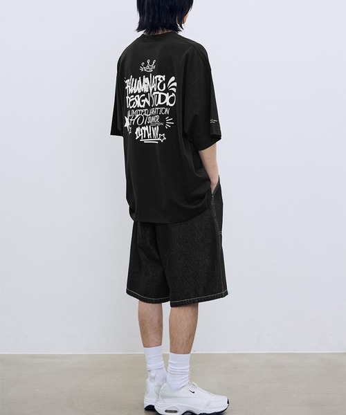 F.ILLUMINATE（フィルミネイト）の「【UNISEX】Filluminate／BIG Bermudaパンツ（デニムパンツ・レディース・インディゴブルー/ブラック・SMALL/MEDIUM）」の11枚目の写真