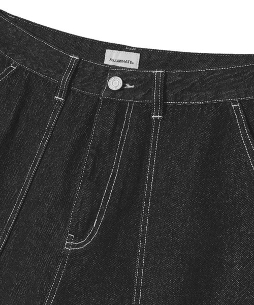 F.ILLUMINATE（フィルミネイト）の「【UNISEX】Filluminate／BIG Bermudaパンツ（デニムパンツ・レディース・インディゴブルー/ブラック・SMALL/MEDIUM）」の16枚目の写真