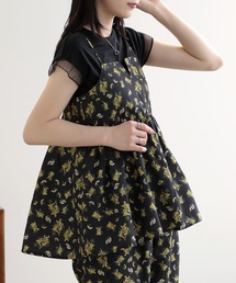 花柄キャミビスチェ