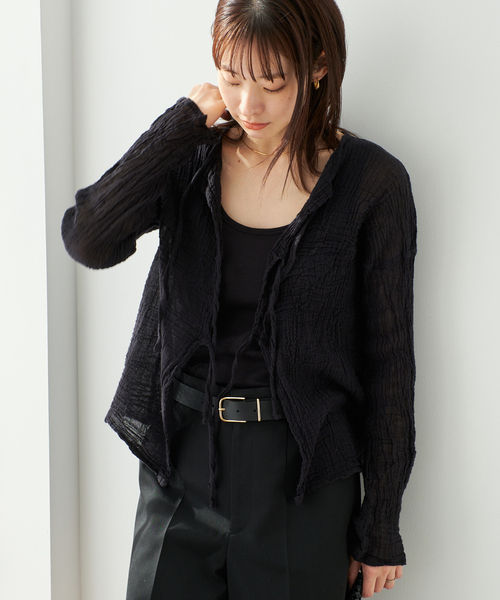 【新品タグ付き】Plageアトリエフランセ　別注 2WAY RBN トップス plage｜《追加》LES ATELIERS FRANCAIS DE CONFECTION 別注 2WAY
