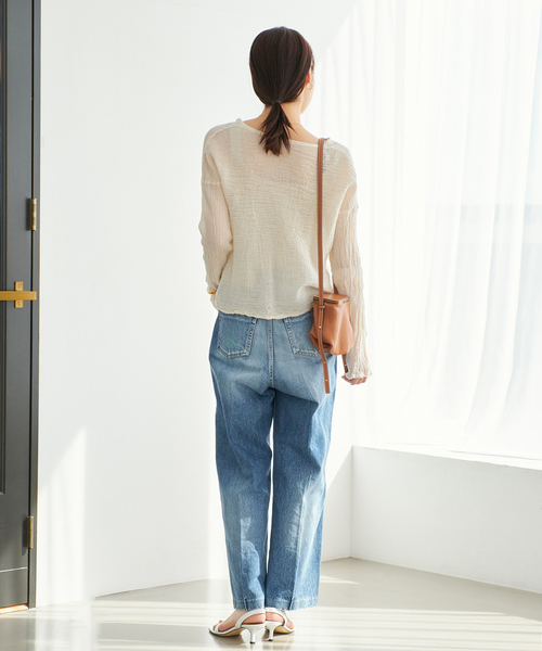 【新品タグ付き】Plageアトリエフランセ　別注 2WAY RBN トップス plage｜《追加》LES ATELIERS FRANCAIS DE CONFECTION 別注 2WAY