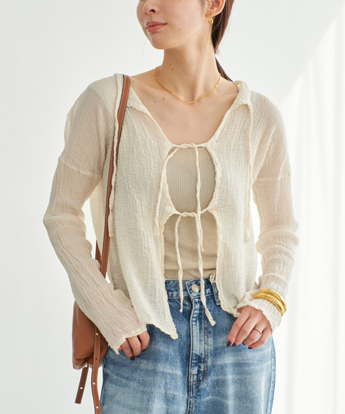 アトリエフランセ Plage 別注 2WAY RBN トップス 追加》LES ATELIERS FRANCAIS DE CONFECTION 別注 2WAY RBN