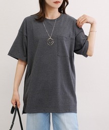CLOTHY（クロシィ）の「【男女問わずちょうどいい、“マイサイズ感”】ユニセックスポケ付オーバーサイズTシャツ（Tシャツ/カットソー）」