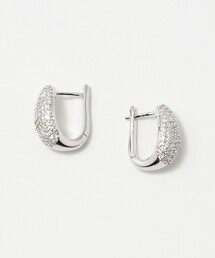 UNITED ARROWS | ラウンドパヴェ Uシェイプ ピアス(ピアス(両耳用))
