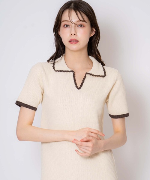NOELA(ノエラ)の「ポロニットワンピース(ワンピース・レディース・ベージュ/その他1・フリー)」の21枚目の写真