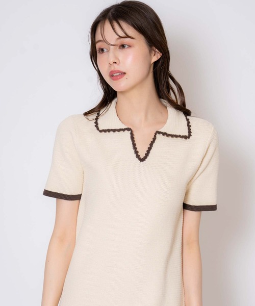 NOELA(ノエラ)の「ポロニットワンピース(ワンピース・レディース・ベージュ/その他1・フリー)」の19枚目の写真