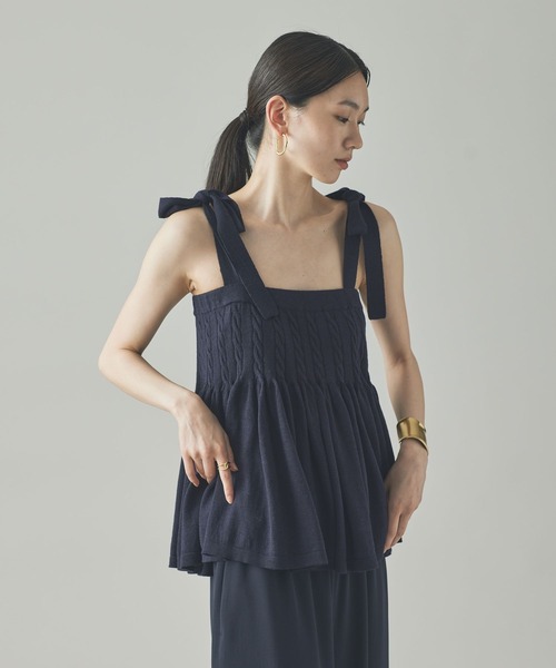 Curensology(カレンソロジー)/ウールリネンキャミニット