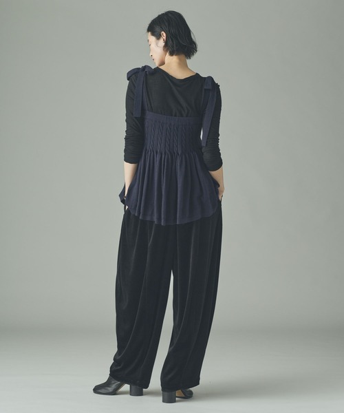 Curensology(カレンソロジー)/ウールリネンキャミニット（キャミソール