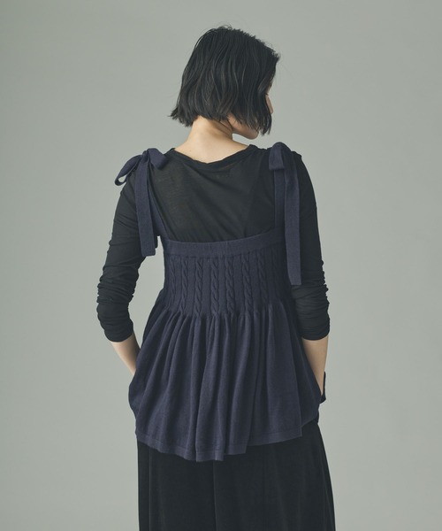 Curensology(カレンソロジー)/ウールリネンキャミニット（キャミソール