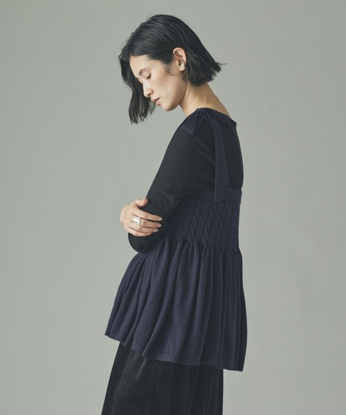 Curensology(カレンソロジー)/ウールリネンキャミニット（キャミソール