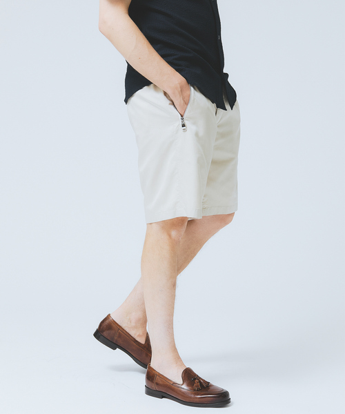 DESIGNWORKS(デザインワークス)の「【セットアップ対応】フィブリル ショートパンツ(その他パンツ・メンズ・ベージュ/ブラック・46/48/50)」の2枚目の写真