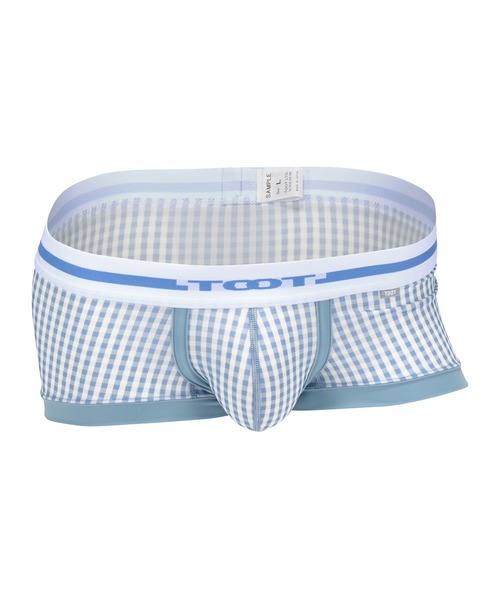 TOOT(トゥート)の「ギンガムチェック ボクサー III(ボクサーパンツ・メンズ・パープル/ネイビー/イエロー/スカイブルー・X-LARGE/LARGE/MEDIUM/SMALL)」の2枚目の写真