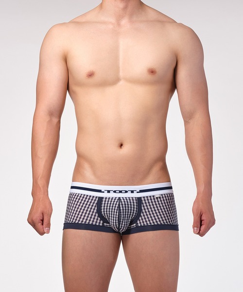 TOOT(トゥート)の「ギンガムチェック ボクサー III(ボクサーパンツ・メンズ・パープル/ネイビー/イエロー/スカイブルー・X-LARGE/LARGE/MEDIUM/SMALL)」の8枚目の写真