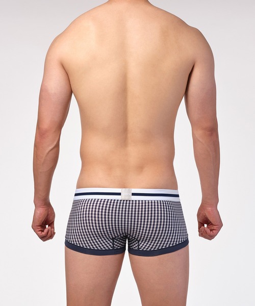 TOOT(トゥート)の「ギンガムチェック ボクサー III(ボクサーパンツ・メンズ・パープル/ネイビー/イエロー/スカイブルー・X-LARGE/LARGE/MEDIUM/SMALL)」の9枚目の写真