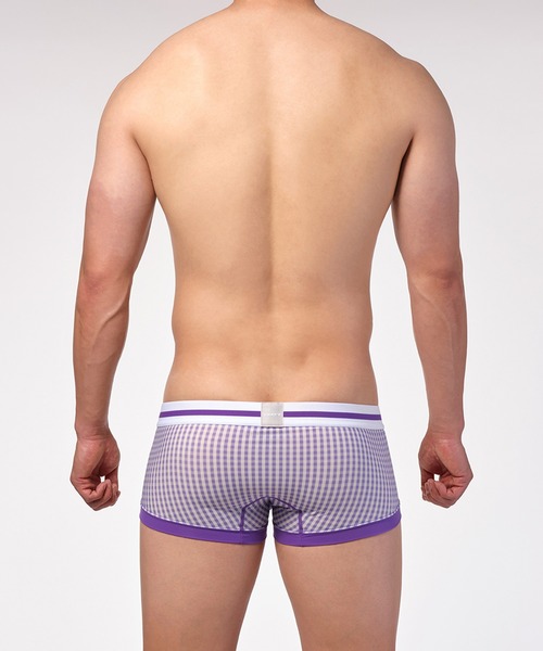TOOT(トゥート)の「ギンガムチェック ボクサー III(ボクサーパンツ・メンズ・パープル/ネイビー/イエロー/スカイブルー・X-LARGE/LARGE/MEDIUM/SMALL)」の11枚目の写真
