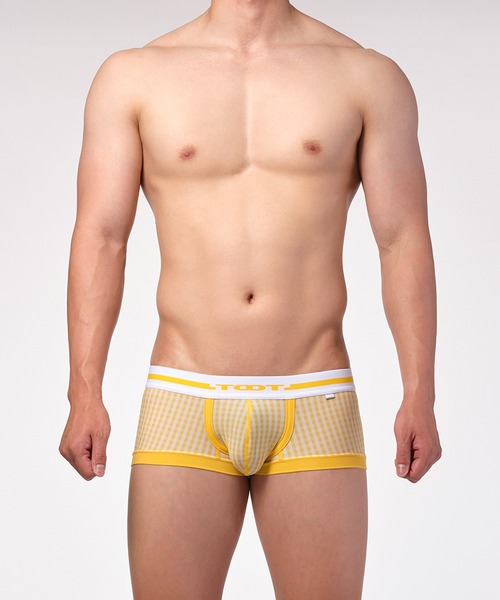 TOOT(トゥート)の「ギンガムチェック ボクサー III(ボクサーパンツ・メンズ・パープル/ネイビー/イエロー/スカイブルー・X-LARGE/LARGE/MEDIUM/SMALL)」の12枚目の写真