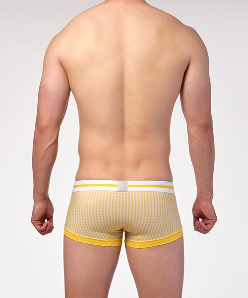 TOOT(トゥート)の「ギンガムチェック ボクサー III(ボクサーパンツ・メンズ・パープル/ネイビー/イエロー/スカイブルー・X-LARGE/LARGE/MEDIUM/SMALL)」の13枚目の写真