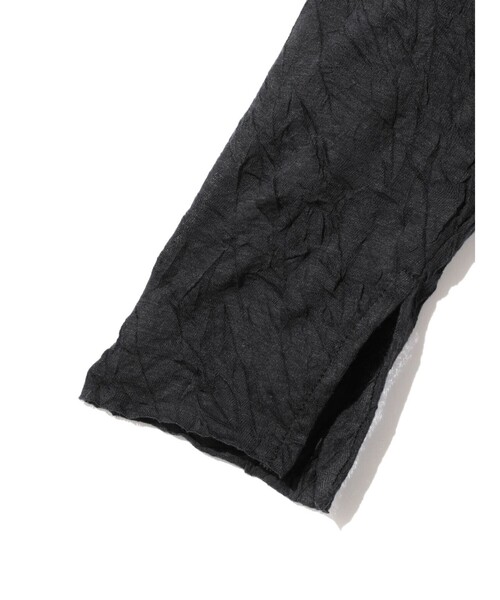 MIDIUMISOLID（ミディウミソリッド）の「MIDIUMISOLID for Ladies シアーハイネックインナー（Tシャツ/カットソー・レディース・チャコールグレー/オフホワイト/ピンク/ブラック/ベージュ・FREE）」の20枚目の写真