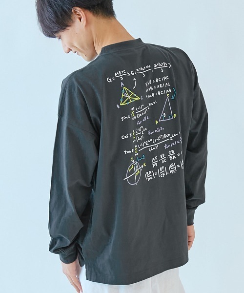 devirock(デビロック)の「綿100% 大人 デビラボ プリント 袖リブ 長袖Tシャツ(Tシャツ/カットソー・レディース・ブラック系その他/グレー系その他/ピンク系その他/ブラック系その他2/イエロー系その他/レッド系その他/グリーン系その他/ブルー系その他/グレー系その他2/ピンク系その他2/グレー系その他3・M/L/LL)」の2枚目の写真