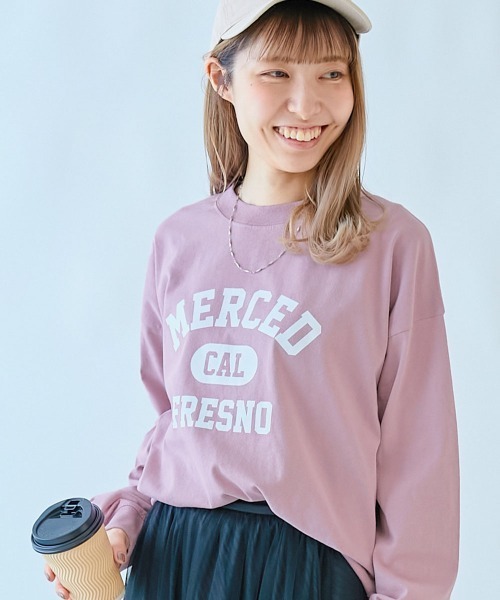devirock(デビロック)の「綿100% 大人 デビラボ プリント 袖リブ 長袖Tシャツ(Tシャツ/カットソー・レディース・ブラック系その他/グレー系その他/ピンク系その他/ブラック系その他2/イエロー系その他/レッド系その他/グリーン系その他/ブルー系その他/グレー系その他2/ピンク系その他2/グレー系その他3・M/L/LL)」の9枚目の写真