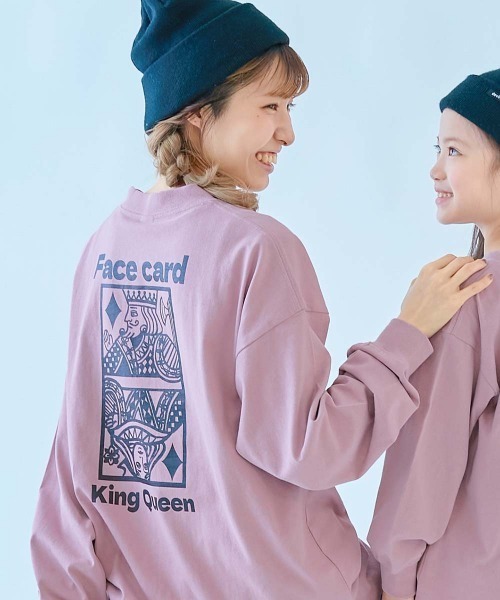 devirock(デビロック)の「綿100% 大人 デビラボ プリント 袖リブ 長袖Tシャツ(Tシャツ/カットソー・レディース・ブラック系その他/グレー系その他/ピンク系その他/ブラック系その他2/イエロー系その他/レッド系その他/グリーン系その他/ブルー系その他/グレー系その他2/ピンク系その他2/グレー系その他3・M/L/LL)」の10枚目の写真