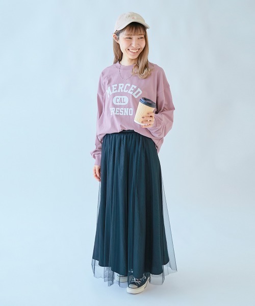 devirock(デビロック)の「綿100% 大人 デビラボ プリント 袖リブ 長袖Tシャツ(Tシャツ/カットソー・レディース・ブラック系その他/グレー系その他/ピンク系その他/ブラック系その他2/イエロー系その他/レッド系その他/グリーン系その他/ブルー系その他/グレー系その他2/ピンク系その他2/グレー系その他3・M/L/LL)」の14枚目の写真