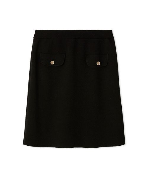 FRAY I.D（フレイアイディー）の「フラップデザインニットミニスカート（スカート・レディース・イエロー/ブラック/グレー・F）」の22枚目の写真