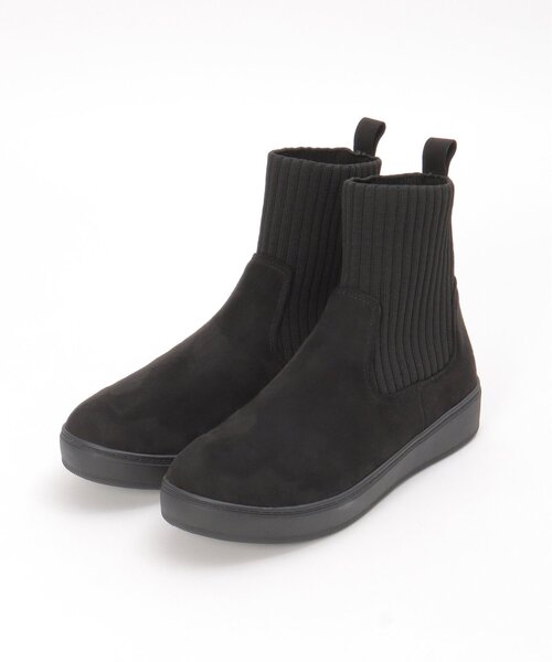 ikka（イッカ）の「ニットスニーカーブーツ（ブーツ・レディース・チャコールグレー/ブラック/ベージュ/その他1・M/L）」の12枚目の写真