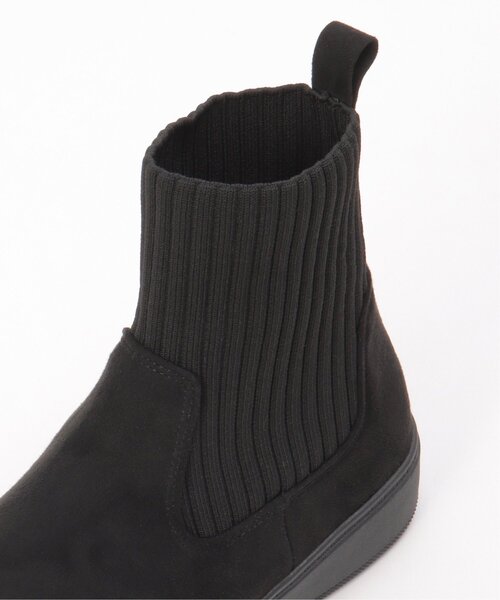 ikka（イッカ）の「ニットスニーカーブーツ（ブーツ・レディース・チャコールグレー/ブラック/ベージュ/その他1・M/L）」の15枚目の写真