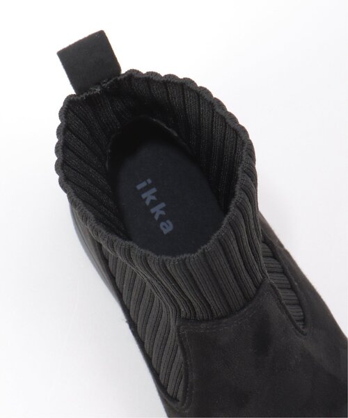 ikka（イッカ）の「ニットスニーカーブーツ（ブーツ・レディース・チャコールグレー/ブラック/ベージュ/その他1・M/L）」の14枚目の写真