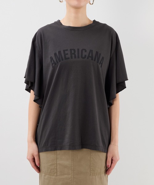 15th ANNIVERSARY 【AMERICANA×MICA&DEAL】フリルスリーブTシャツ（T